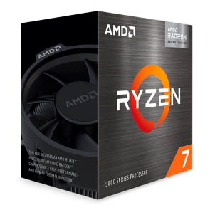 Procesador AMD Ryzen 7 5700G, 3.80 / 4.60GHz, 16MB L3, 8-Core, AM4, 7nm, 65W.