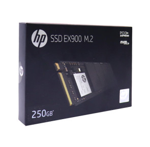 Unidad en estado solido HP EX900, 250GB, M.2, 2280, PCIe Gen 3x4, NVMe 1.3.