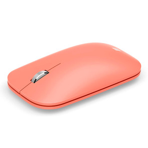 Mouse Microsoft Optico Inalambrico (Bluetooth) Modern Mobile, 2.4GHz, Color Durazno