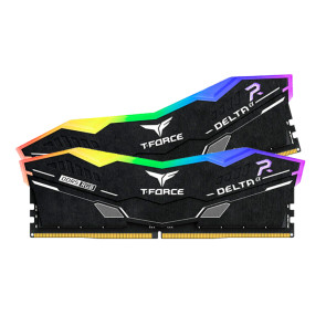 Memoria TEAMGROUP T-Force Delta RGB, 48GB (2x24GB) DDR5-7200MHz, CL34, 1.40V, Negro
