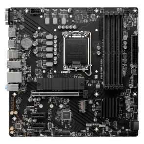 Motherboard MSI PRO B760M-P DDR4, Chipset Intel B760, LGA1700, HDMI, DP, VGA, mATX.