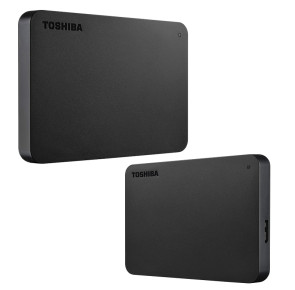 Disco duro externo Toshiba Canvio Basics, 1 TB, USB 3.0, 2.5", Negro.