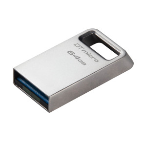 Memoria Flash Kingston DataTraveler Micro Unidad Flash USB Ultrapequeño con Metal Premium.