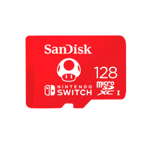 Memoria Flash microSDXC SanDisk, 128GB con licencia oficial Nintendo® para Nintendo Switch