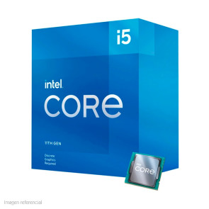 Procesador Intel Core i5-11400F 2.60 / 4.40 GHz, 12 MB Caché L3, LGA1200, 65W, 14 nm.