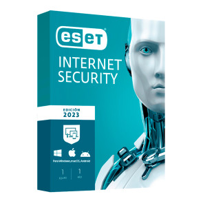 Software Eset Internet Security Edicion 2023 para 1 PC, Licencia 1 año.