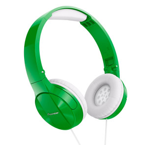 Auriculares On-Ear Pioneer (SE-MJ503) Plegables, Comodos, Color Verde, 3.5mm, Cable 1.2mt