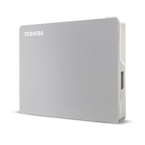 Disco duro externo Toshiba Canvio Flex, 1TB, USB 3.0/2.0, Plata (Silver)