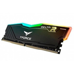 Memoria TEAMGROUP T-FORCE DELTA RGB 16GB (2 x 8GB) DDR4-3600MHz, CL18, 1.35V, RGB, Negro